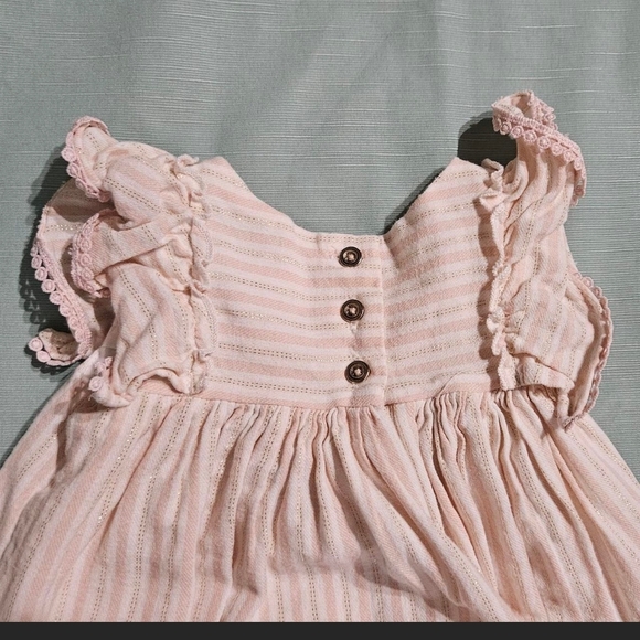 Tommy Bahama Kids Dress in Light Pink with Ruffles - Picture 6 of 9